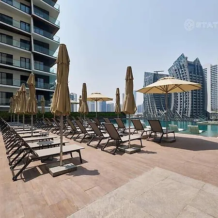 2Br-Bd-15Ns Burj Khalifa Canal Views Dubai Exterior photo